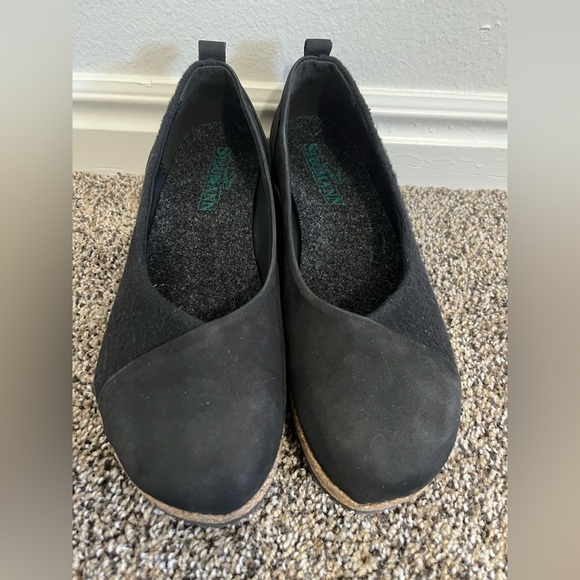 Stegmann Women's Sofie Wedge Slip-On Shoes Black Size 8 - Picture 7 of 9